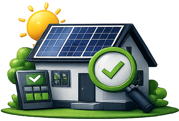 Solar panel illustration