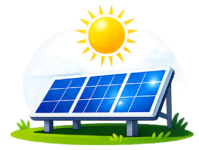 Solar panel illustration
